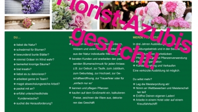 Florist-Azubis gesucht!